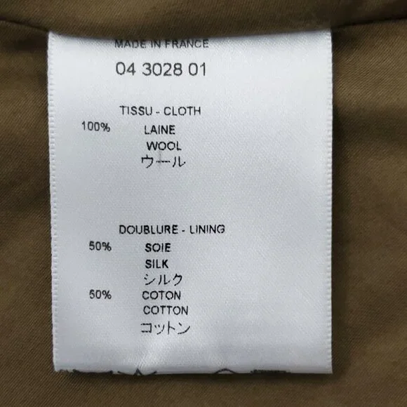 Givenchy Vintage 90's Multi-Color Plaid Women's Wool Blazer Logo Buttons Size 44 - Picture 10 of 16